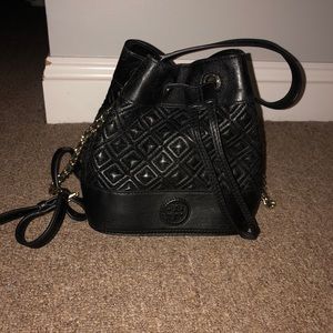 Tory Burch Marion Quilted Mini Bucket Bag